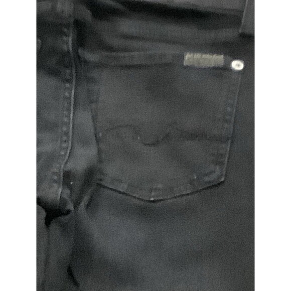 7 for all Mankind Kimmie Bootcut Black jeans Stretch Size 25 NWT - Picture 11 of 11